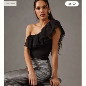 Anthropologie one shoulder tank